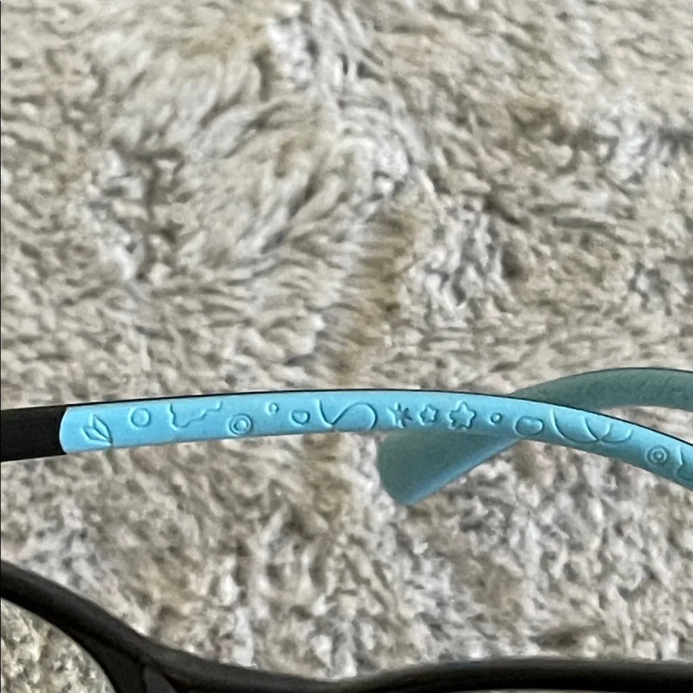 Stylish Black and Blue Kids Glasses